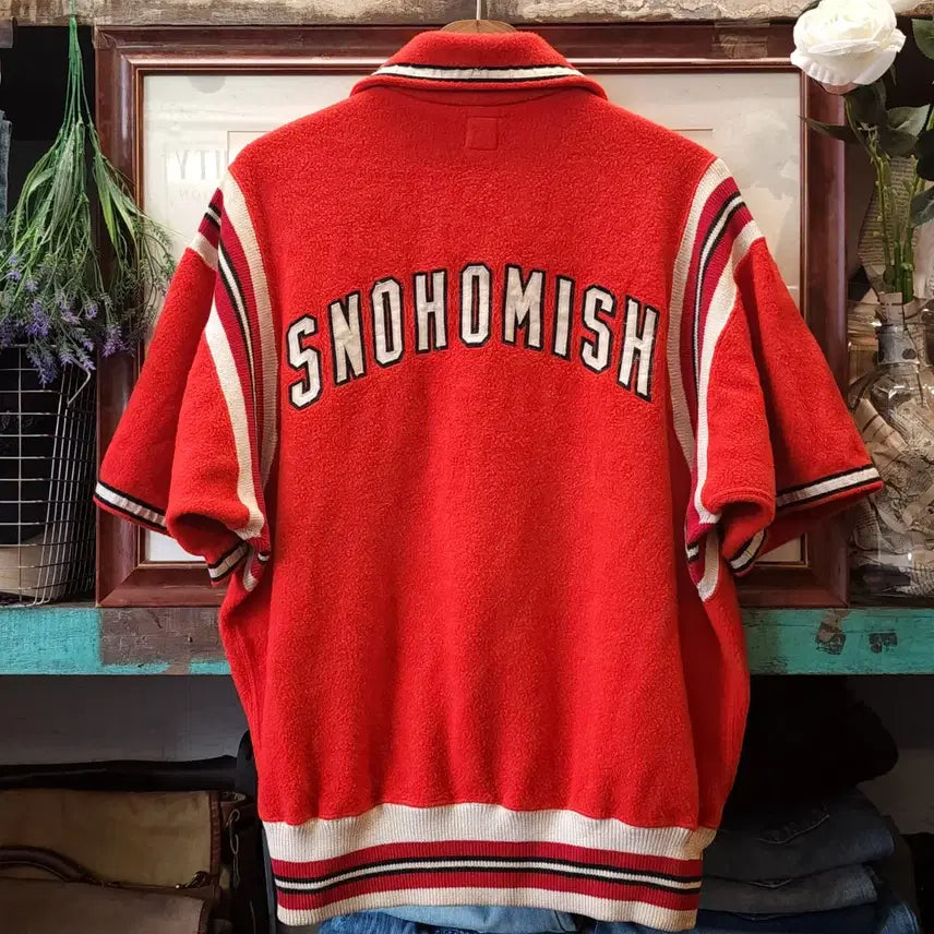 [BUNJANG] Vintage Terry Knit Sweatshirt / 60s 빈티지 스웻셔츠 테리원단 니트 카라티 빈티지 티셔츠 L