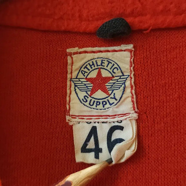 [BUNJANG] Vintage Terry Knit Sweatshirt / 60s 빈티지 스웻셔츠 테리원단 니트 카라티 빈티지 티셔츠 L