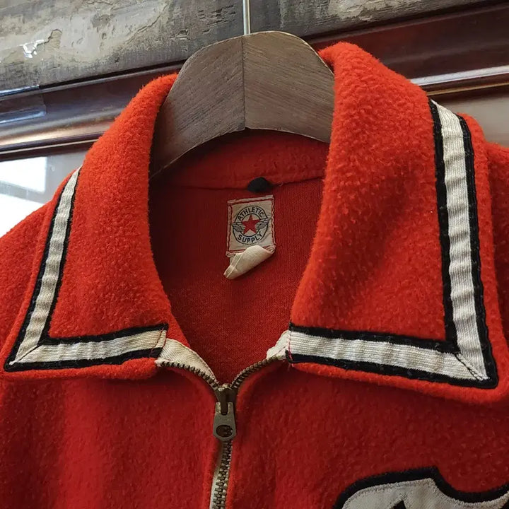 [BUNJANG] Vintage Terry Knit Sweatshirt / 60s 빈티지 스웻셔츠 테리원단 니트 카라티 빈티지 티셔츠 L