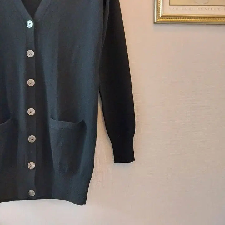 [BUNJANG] Polo Ralph Lauren Long Black Cardigan (S) / [새옷컨디션] 폴로 랄프로렌 블랙 롱 가디건 (S)