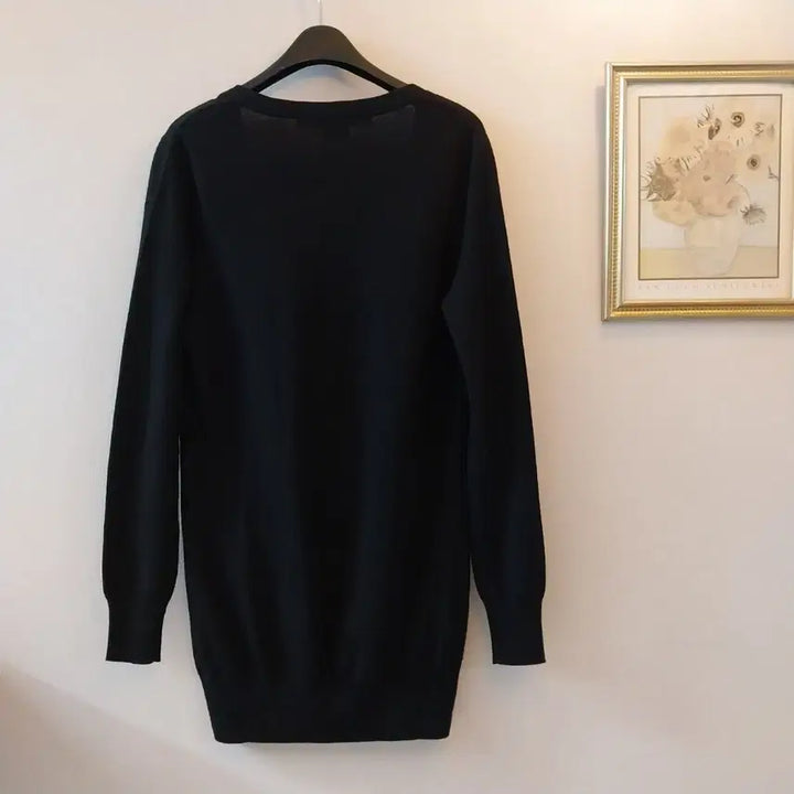 [BUNJANG] Polo Ralph Lauren Long Black Cardigan (S) / [새옷컨디션] 폴로 랄프로렌 블랙 롱 가디건 (S)