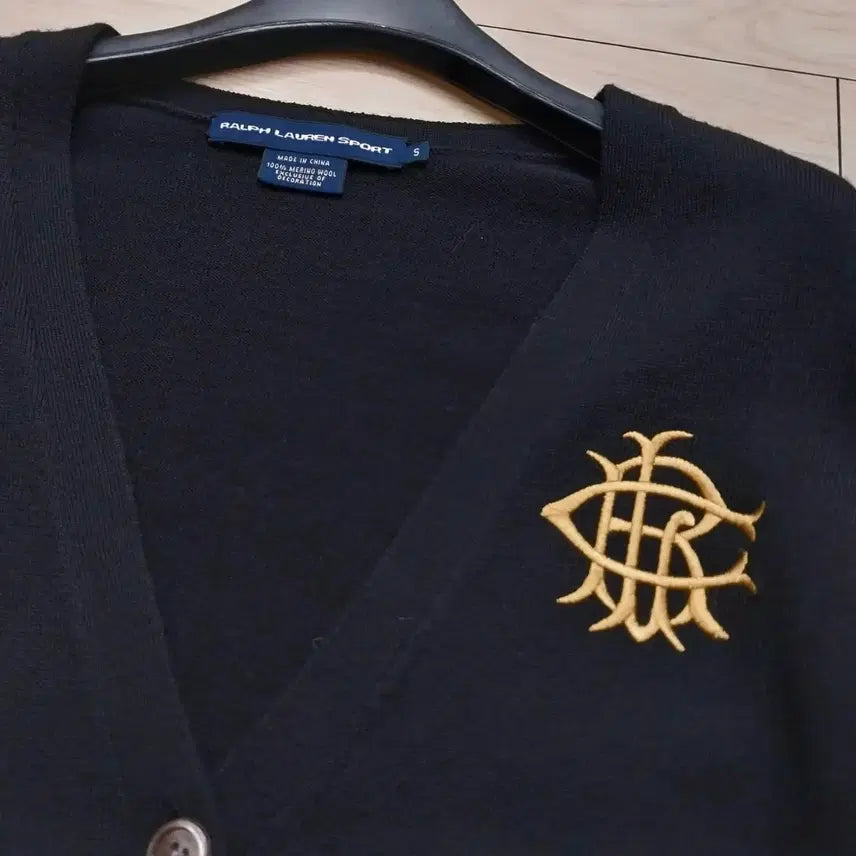 [BUNJANG] Polo Ralph Lauren Long Black Cardigan (S) / [새옷컨디션] 폴로 랄프로렌 블랙 롱 가디건 (S)