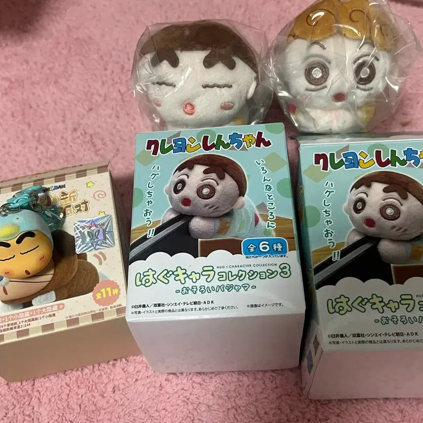 [BUNJANG] Crayon Shin-chan Bookmark Doll + Figure Set / 짱구 책갈피 인형+피규어