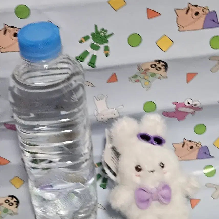 [BUNJANG] Unbranded Fluffy White Rabbit Keyring / 복실 아이러니한 토끼 키링