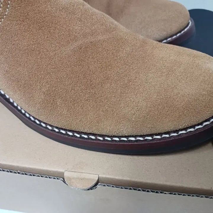 [BUNJANG] Addict AB-05SS-CL Suede Zipper Boots / 어딕트 부츠 AB-05SS-CL 스티어 스웨이드 지퍼 부츠