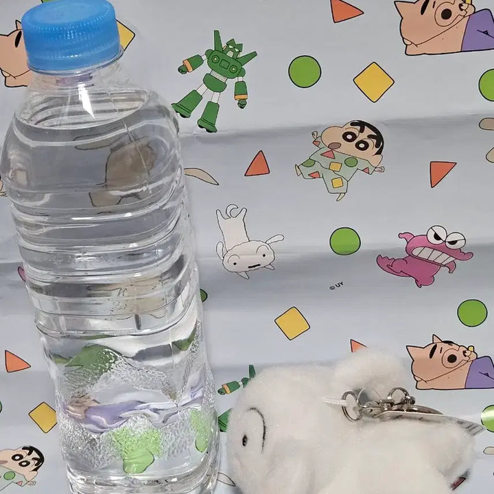 [BUNJANG] Crayon Shin-chan White Dog Plush Keychain / [정품] 짱구 흰둥이 인형 키링 폭신?
