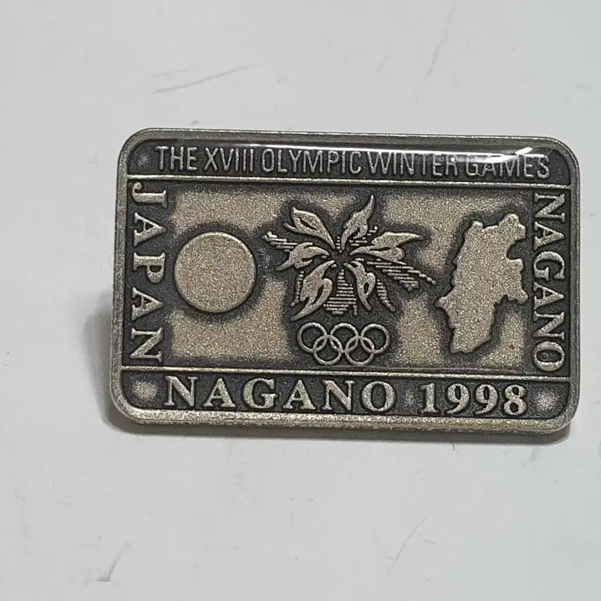 [BUNJANG] Nagano Olympic Commemorative Pin Badges Set / 나가노 올림픽 기념 핀뱃지 2종 세트
