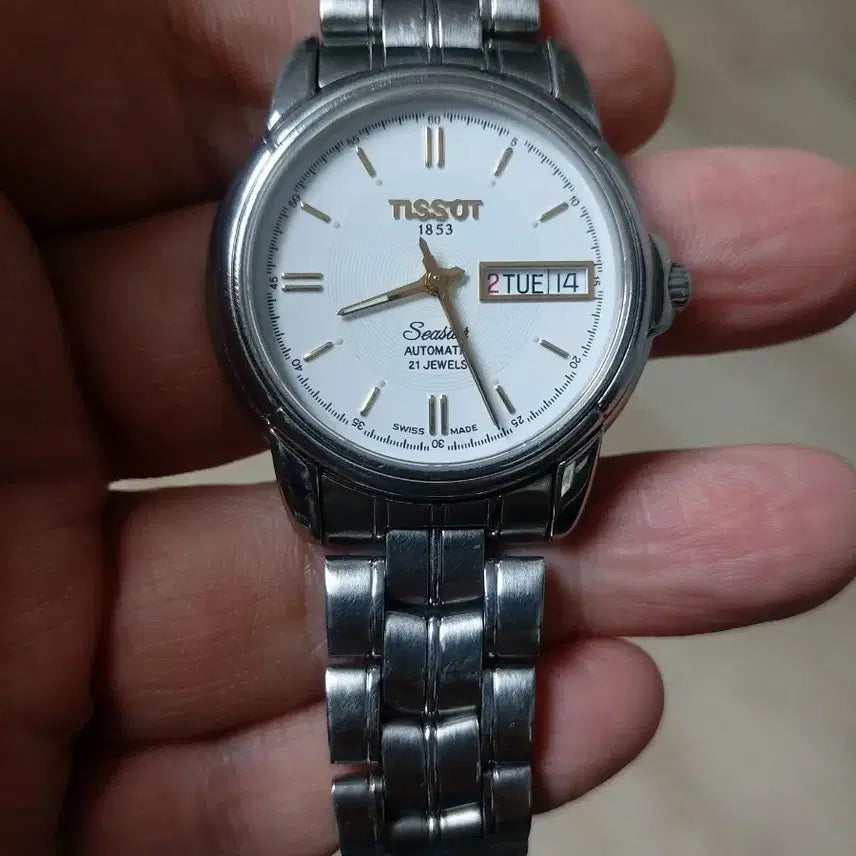 [BUNJANG] Tissot Seastar Automatic Metal Watch / 티쏘 씨스타 오토매틱 메탈 시계