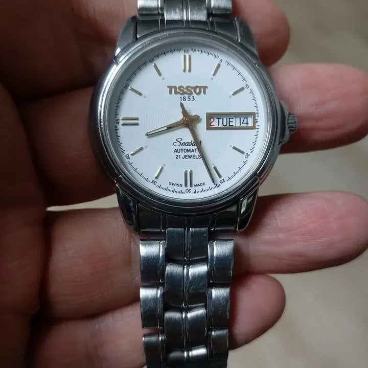 [BUNJANG] Tissot Seastar Automatic Metal Watch / 티쏘 씨스타 오토매틱 메탈 시계