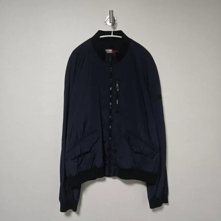 [BUNJANG] Burberry Sport Navy Blouson Jacket / 버버리스포츠 네이비 블루종 자켓 /남성 자켓/ 남자 자켓