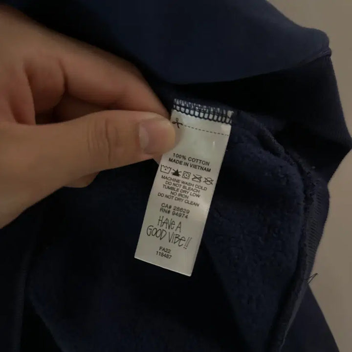 [BUNJANG] Stussy Relaxed Oversized Crewneck Navy / [XL]스투시 스포츠 릴렉스드 오버사이즈 크루넥 네이비