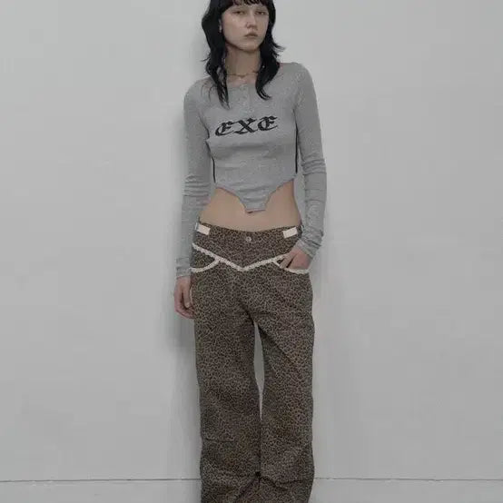 [BUNJANG] Setupexe Leopard Lace Pants / [원가_152,000] 셋업이엑스이 - LEOPARD LACE PANTS