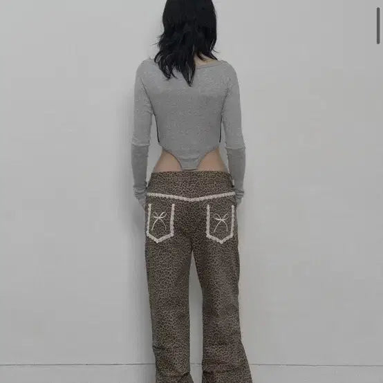 [BUNJANG] Setupexe Leopard Lace Pants / [원가_152,000] 셋업이엑스이 - LEOPARD LACE PANTS