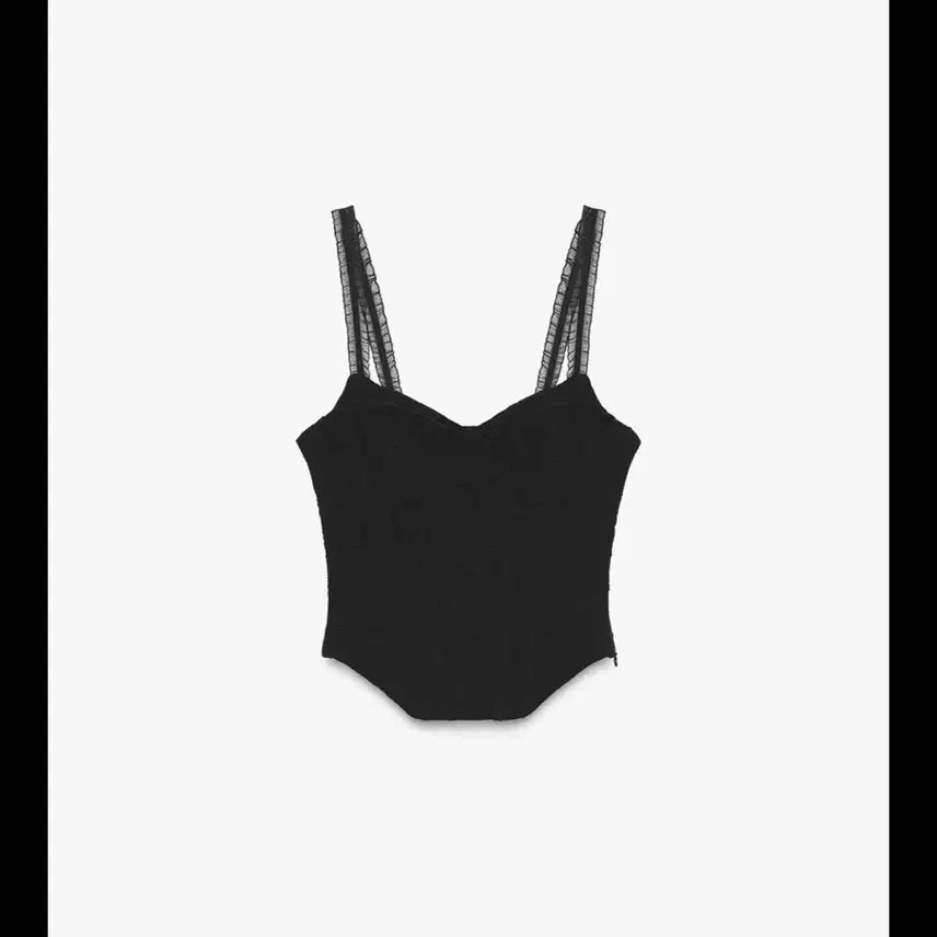 [BUNJANG] ZARA Jacquard Corset Top / 자라 자카드 코르셋 탑