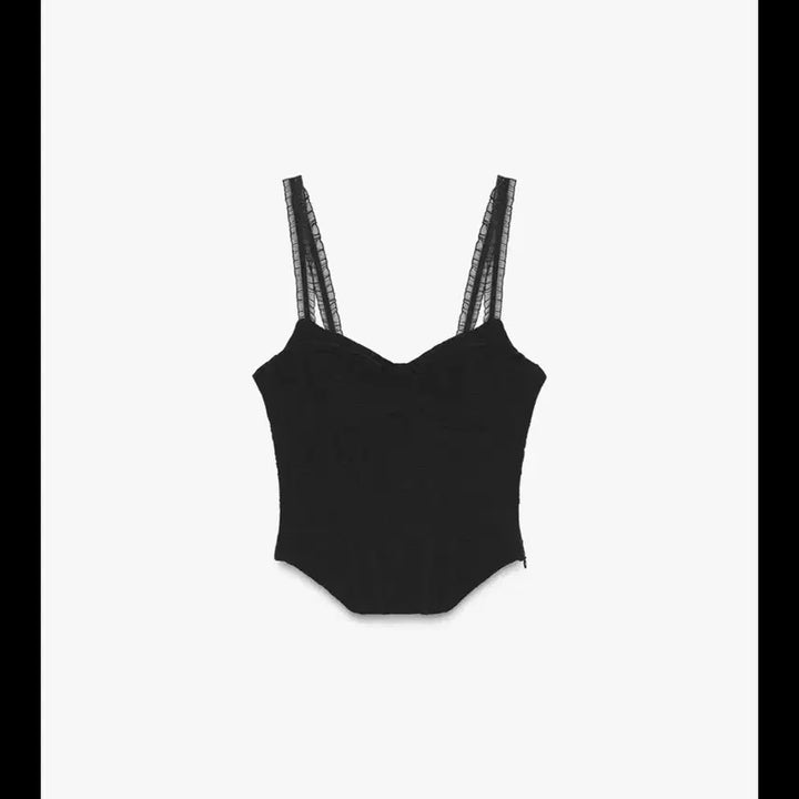 [BUNJANG] ZARA Jacquard Corset Top / 자라 자카드 코르셋 탑