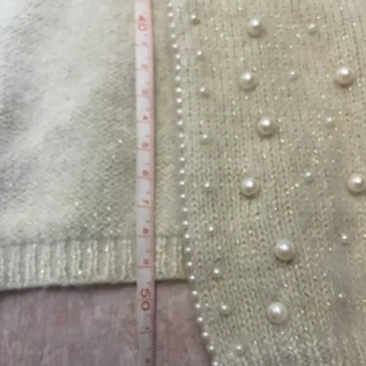 [BUNJANG] Angora Pearl Knit Cardigan / 수입 프리미어 앙고라 진주 니트가디건:)
