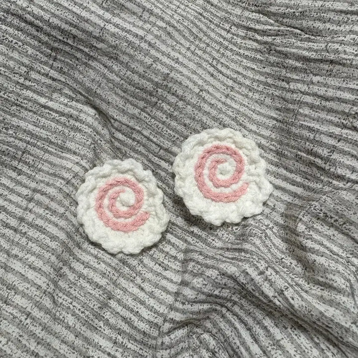 [BUNJANG] Knitted Naruto Maki Keychain / 3+1 뜨개 나루토마키 키링