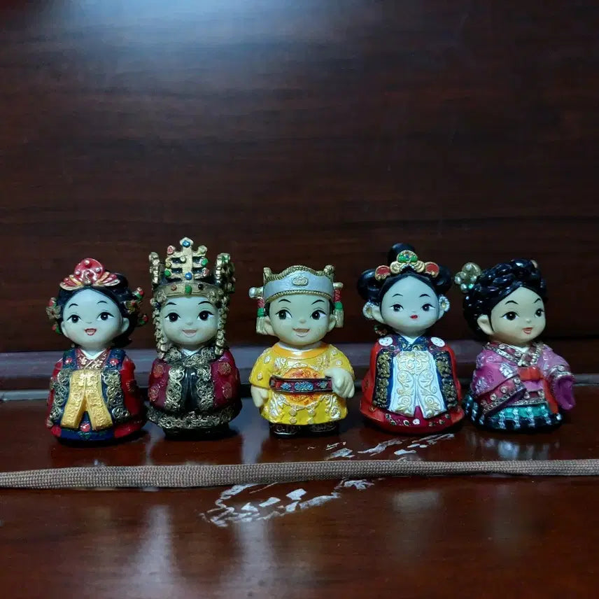 [BUNJANG] Traditional Porcelain Doll Bundle Set / (택배비 포함) 전통 도자기 인형 5종 일괄 판매