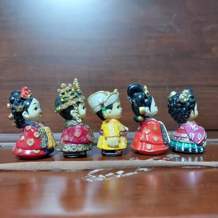 [BUNJANG] Traditional Porcelain Doll Bundle Set / (택배비 포함) 전통 도자기 인형 5종 일괄 판매