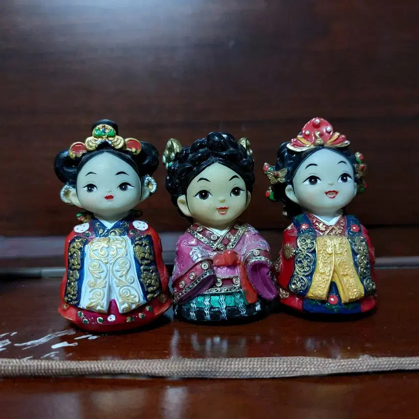 [BUNJANG] Traditional Porcelain Doll Bundle Set / (택배비 포함) 전통 도자기 인형 5종 일괄 판매