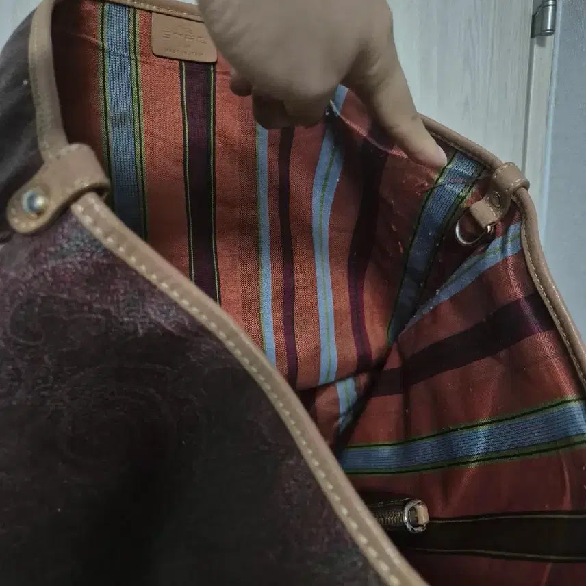 [BUNJANG] Paisley Tote Bag + Pouch / 에트로 페이즐리 토트백+파우치