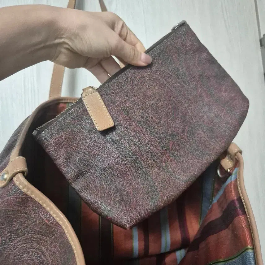 [BUNJANG] Paisley Tote Bag + Pouch / 에트로 페이즐리 토트백+파우치