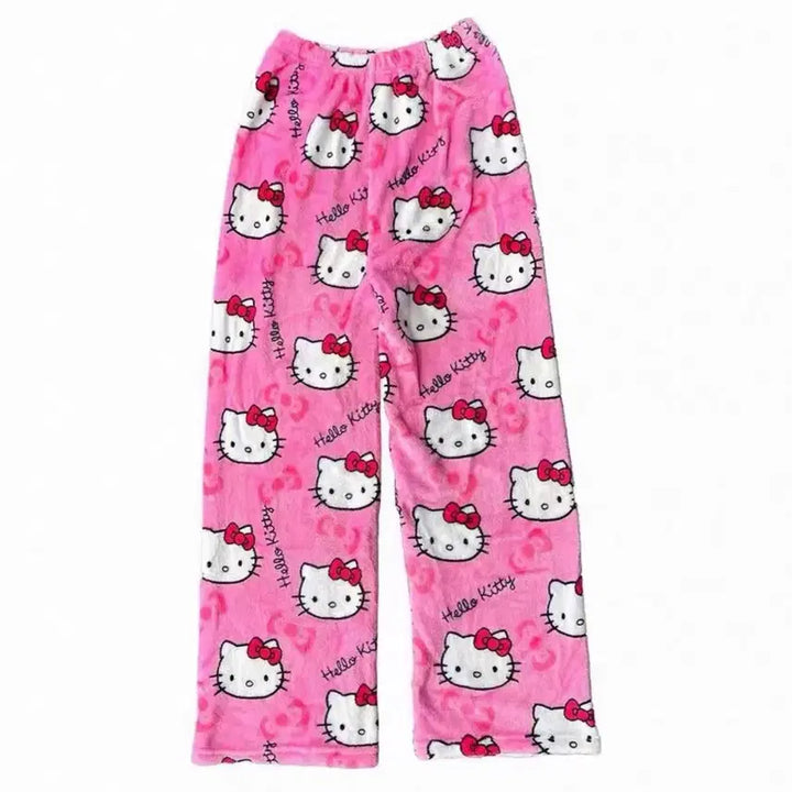 [SOLD OUT] 헬로키티 키티 수면바지 할로윈 핑크 극세사 잠옷