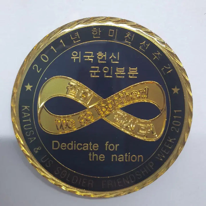 [SOLD OUT] 주한미8군 한국군지원단 평택지역대 코인/부대코인 육군코인 군대코인