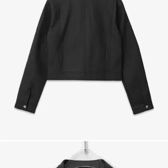 [BUNJANG] Binary One Meiben Biker Leather Jacket Black / 무배) 바이너리원 메이번 바이커 레더자켓 블랙