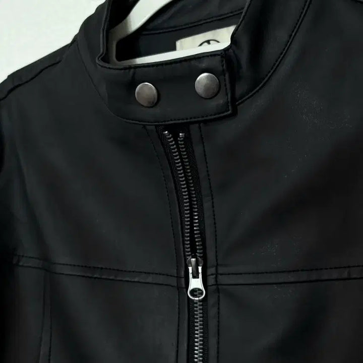 [BUNJANG] Binary One Meiben Biker Leather Jacket Black / 무배) 바이너리원 메이번 바이커 레더자켓 블랙