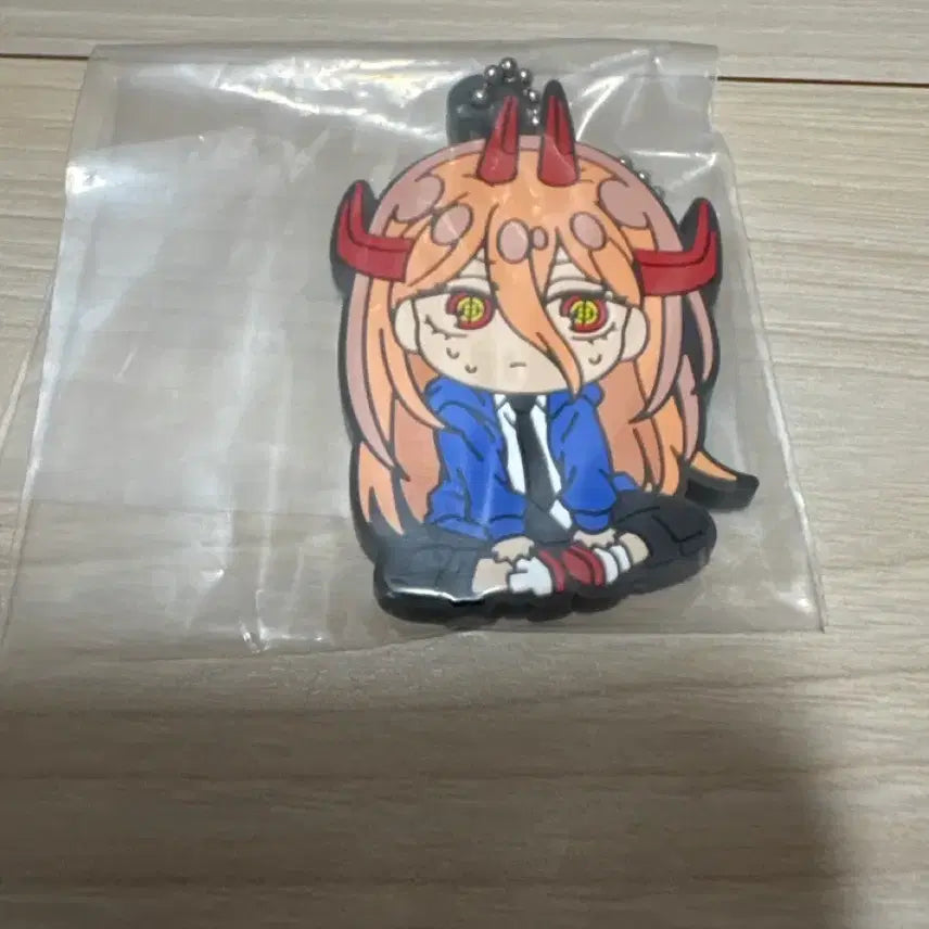[BUNJANG] Chainsaw Man Power Deform Figure Rubber Strap Keyring / 체인소맨 파워 데포라바 러버참 러버스트랩 키링