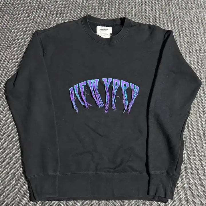 [BUNJANG] Doublet Black Men's Sweatshirt / 더블렛 블랙 맨투맨