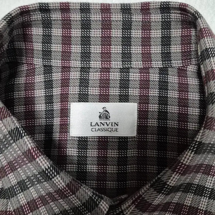 [BUNJANG] Lanvin Old School Checkered Shirt (Men's 105) / 랑방 올드스쿨 체크무늬 셔츠 남성 105사이즈