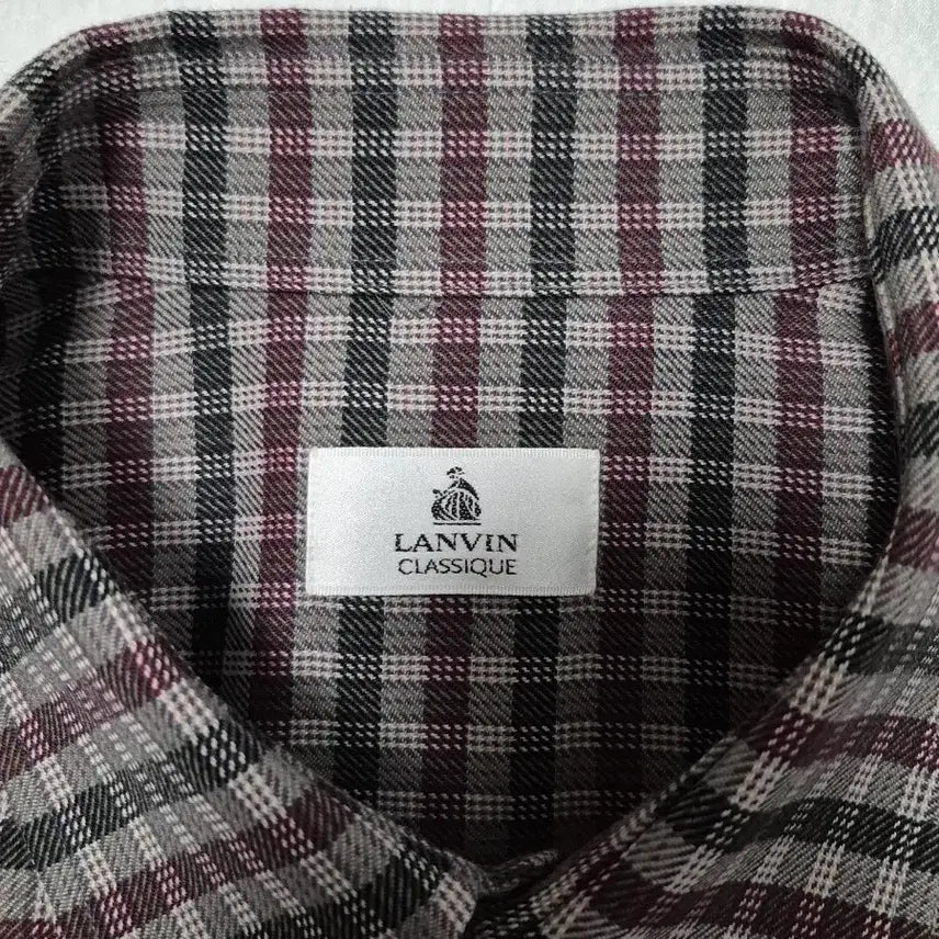 [BUNJANG] Lanvin Old School Checkered Shirt (Men's 105) / 랑방 올드스쿨 체크무늬 셔츠 남성 105사이즈