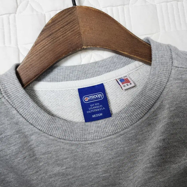 [BUNJANG] Outdoor Products Gray M Men's Sweatshirt / 아웃도어 프로덕츠 맨투맨 티셔츠 회색 M
