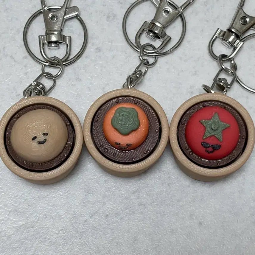 [BUNJANG] Keycap Keyring / 감자 당근 양파 화분 클리커 클릭커 키캡 키링
