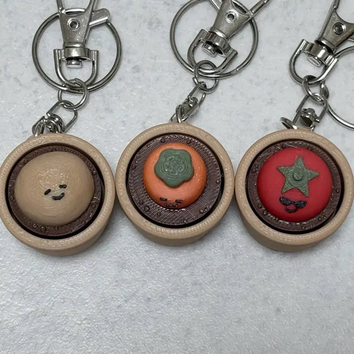 [BUNJANG] Keycap Keyring / 감자 당근 양파 화분 클리커 클릭커 키캡 키링