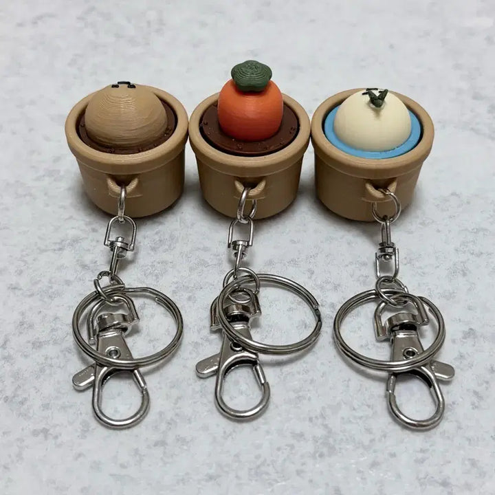 [BUNJANG] Keycap Keyring / 감자 당근 양파 화분 클리커 클릭커 키캡 키링