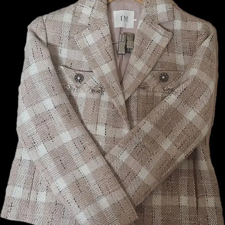 [BUNJANG] ITZY Tweed Jacket / [급처]잇미샤 I'M 체크 트위드 자켓