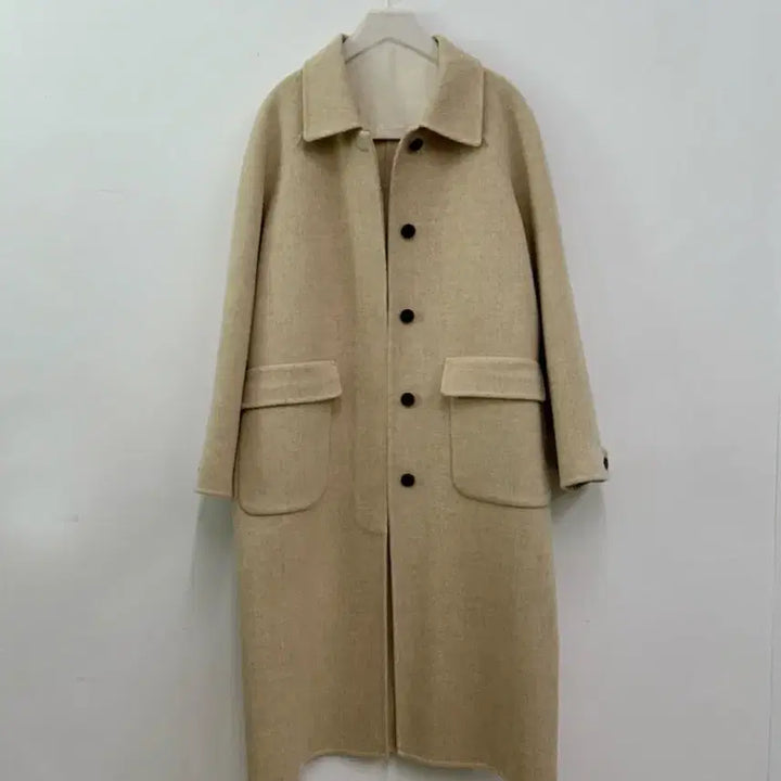 [BUNJANG] Hidden Button Handmade Coat / [새상품]국내생산 히든버튼 핸드메이드 코트