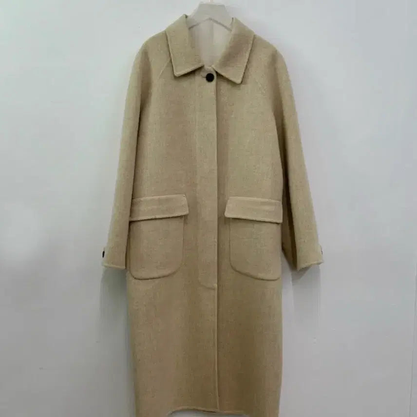 [BUNJANG] Hidden Button Handmade Coat / [새상품]국내생산 히든버튼 핸드메이드 코트