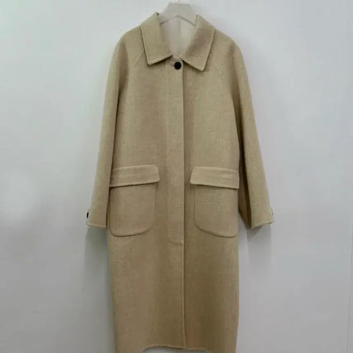[BUNJANG] Hidden Button Handmade Coat / [새상품]국내생산 히든버튼 핸드메이드 코트
