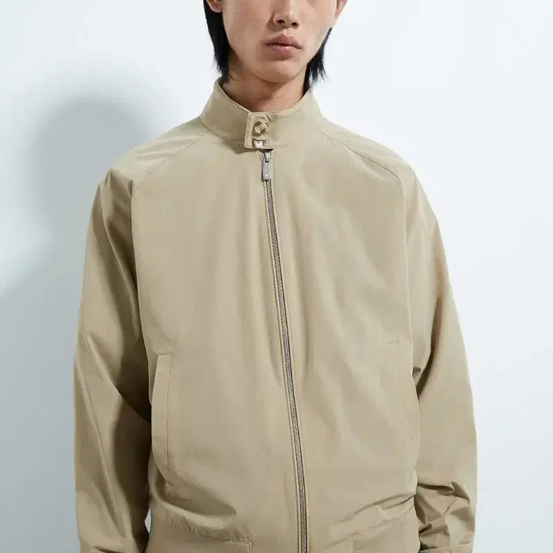 [BUNJANG] ZARA Beige Harrington Jacket L / (새상품)자라 베이지 해링턴 자켓 L(100~105)