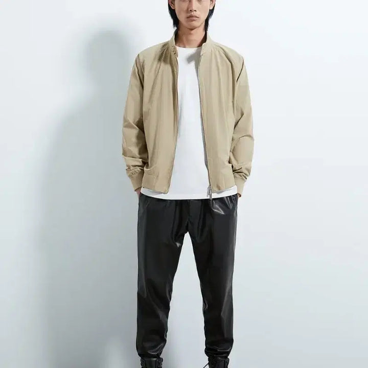 [BUNJANG] ZARA Beige Harrington Jacket L / (새상품)자라 베이지 해링턴 자켓 L(100~105)