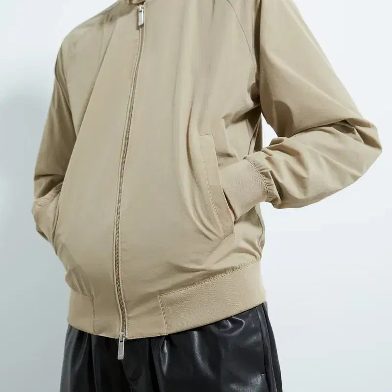 [BUNJANG] ZARA Beige Harrington Jacket L / (새상품)자라 베이지 해링턴 자켓 L(100~105)