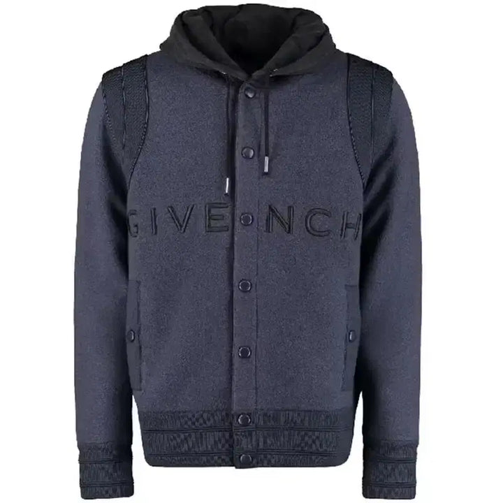 [BUNJANG] G-Dragon Varsity Jacket 4G Embroidered Logo / M 지방시 울 바시티 자켓 4g 엠브로이더리 로고 후드