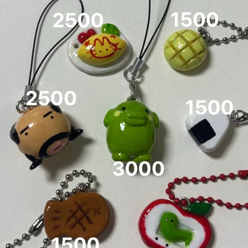 [BUNJANG] Custom Clay Keyring / 주문제작 지점토키링