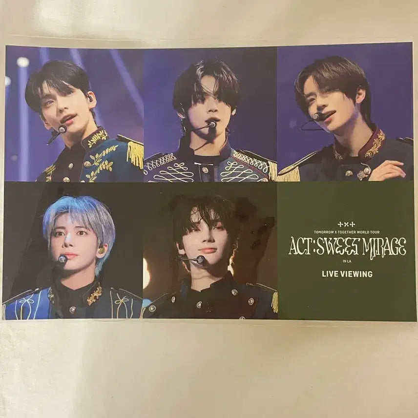 [BUNJANG] TXT LA Limited Photocard / TXT ACT: SWEET MIRAGE LA 한정 포토카드