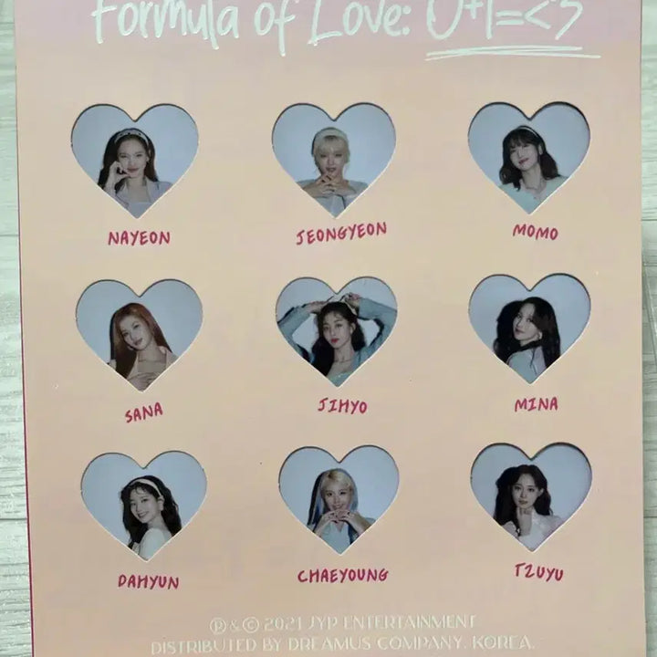 [SOLD OUT] 트와이스 Formula of Love 앨범 사이언티스트