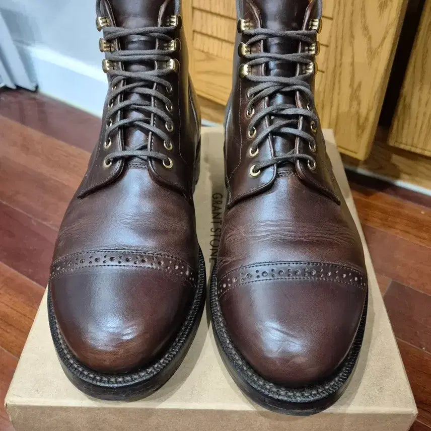 [BUNJANG] Grant Stone Garrison Crimson Chrome Excel Boots / 그랜트 스톤 개리슨 크롬악셀부츠